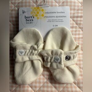 Burt's Bees Baby Cream Organic Cotton Booties